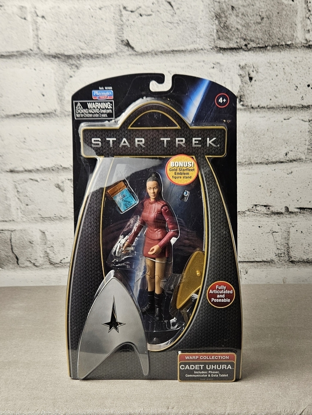 Star Trek 2009 Cadet Uhura Figure Warp Collection NIB Playmates